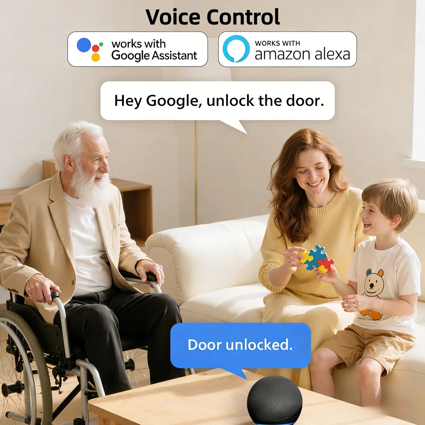 Philips Smart Fingerprint Door Lock, 5-In-1 Keyless Entry Deadbolt, App-Assisted Control, Built-In Wifi, 6-Month Battery Life L3