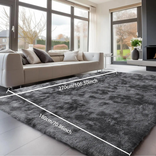 Ultra-Soft Faux Fur Area Rug – Luxury Plush Shag Carpet for Living Room & Bedroom | Non-Slip, Cozy Home Decor