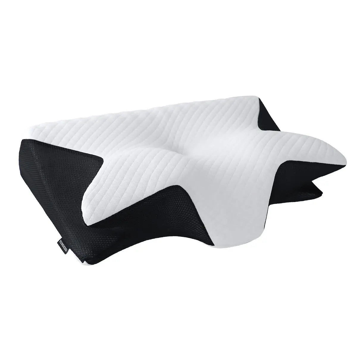 Memory Foam Neck Pillow, 1 Count Breathable Orthopedic Ergonomic Memory Foam Neck Pillow, Comfortable & Supportive Sleep Pillow for Side & Back Sleepers