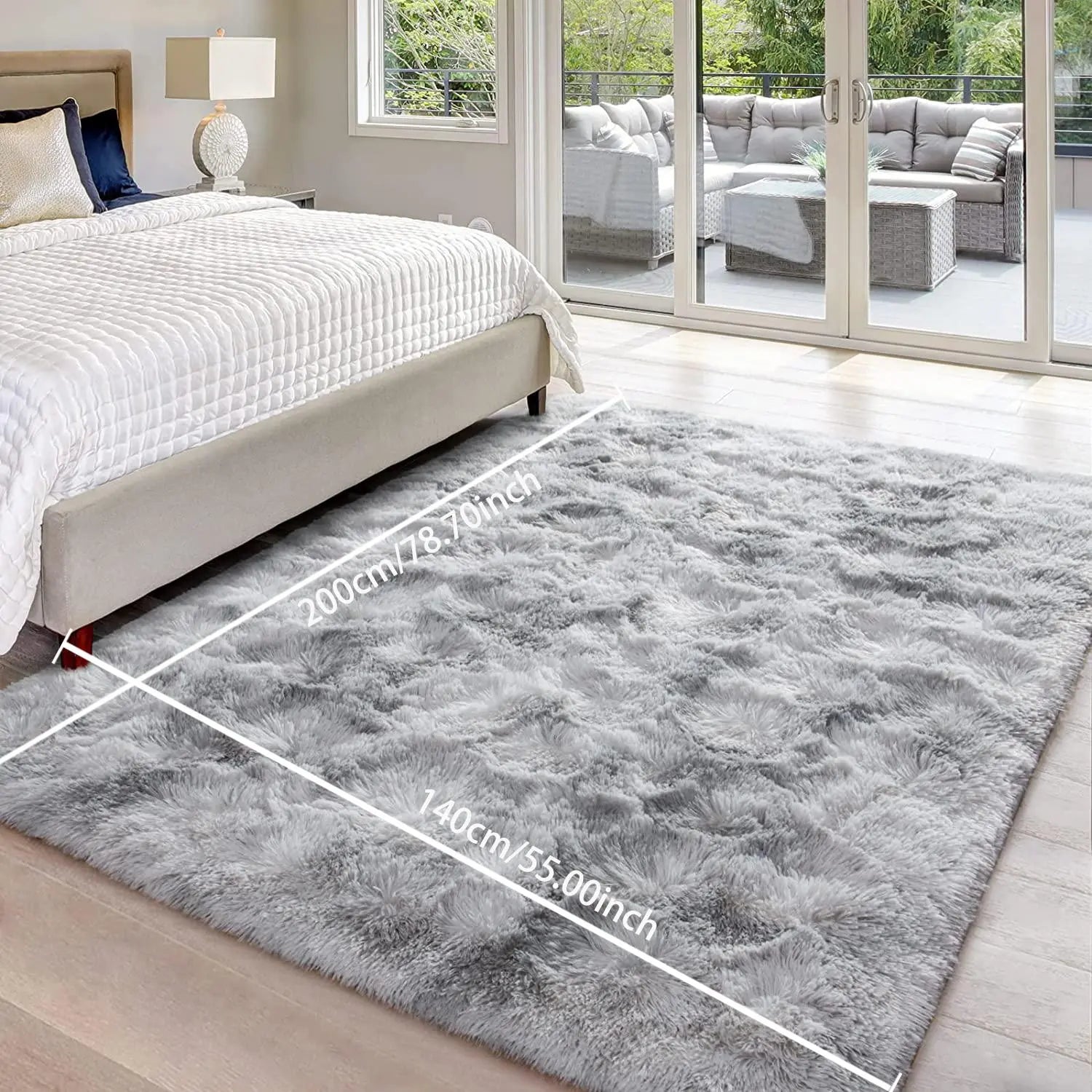 Ultra-Soft Faux Fur Area Rug – Luxury Plush Shag Carpet for Living Room & Bedroom | Non-Slip, Cozy Home Decor