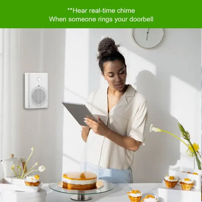 Video Doorbell Wireless 1080P,Alert, Night Vision,Indoor Chime,Two Way Audio,Battery Power,Only 2.4Ghz,Cloud Storage